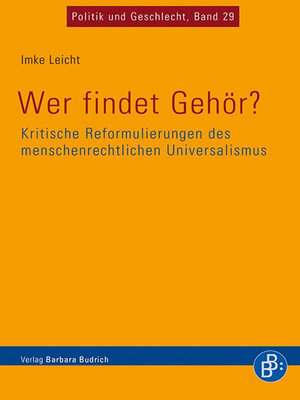 cover image of Wer findet Gehör? Kritische Reformulierungen des menschenrechtlichen Universalismus